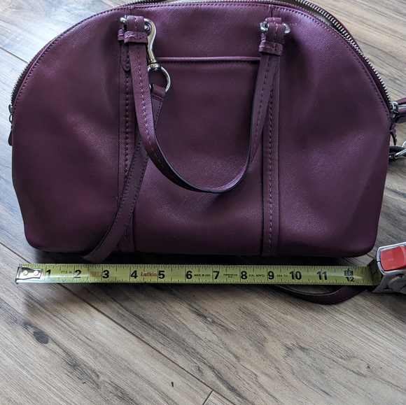 Coach Payton Dome Satchel in Cranberry - Picture 5 of 8